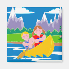 Canoeing Magnet