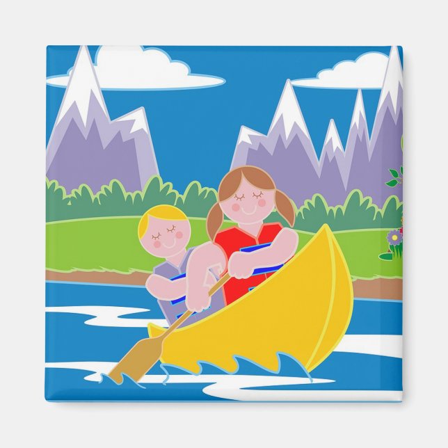Canoeing Magnet (Framsidan)