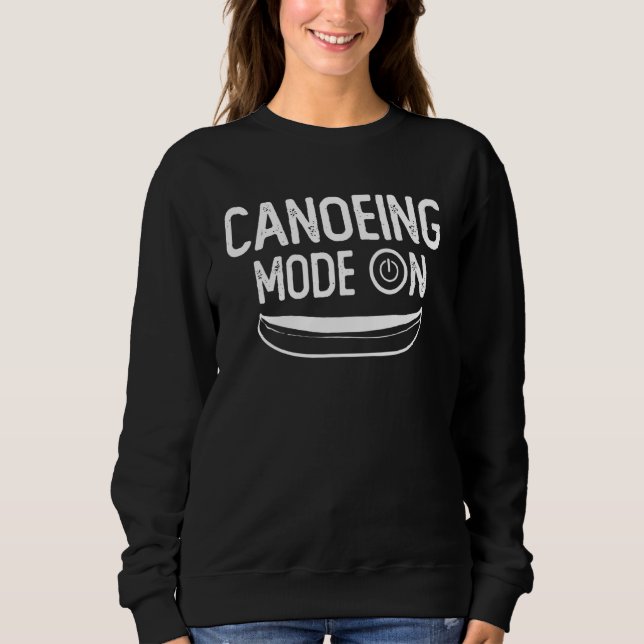 Canoeing Mode On Canoeist Canoe Kayaking Kayak Raf T Shirt (Framsida)