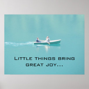 Canoeing på fredliga Sjö - Att säga Poster