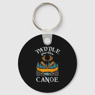 Canoeing - Paddle din egen kanot Nyckelring