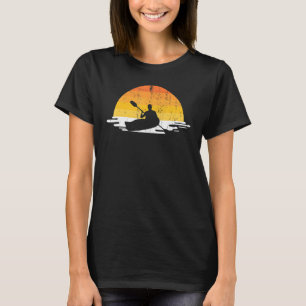 Canoeing Paddlling Kayak Outdoor Kayaker Sunset Ka T Shirt