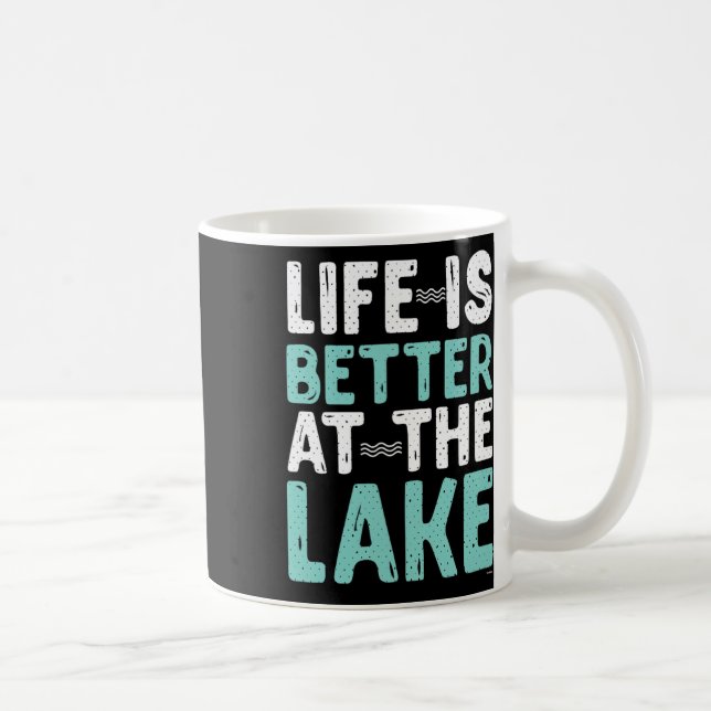 Canoeing Rafting Life Is Better At The Lake Nature Kaffemugg (Höger)