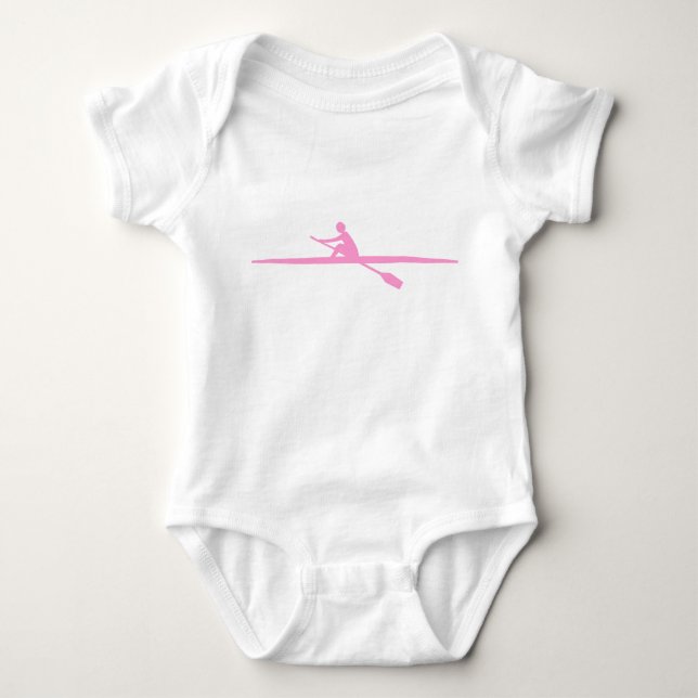 Canoeing - Rosa T-shirt (Framsida)