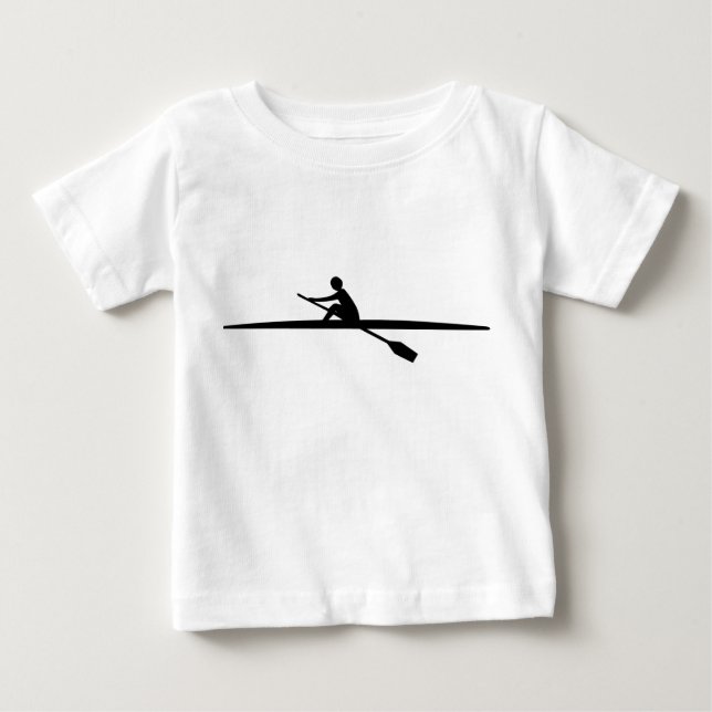 Canoeing - svart tee shirt (Framsida)