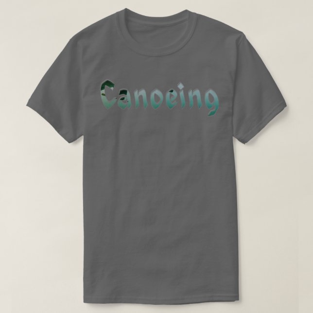 Canoeing T Shirt (Design framsida)