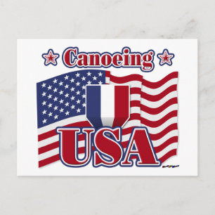 Canoeing USA Vykort