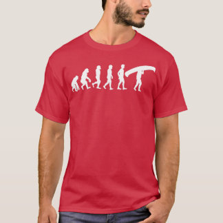 Canoeists Canoeing Canoeing Canoe Evolution T Shirt