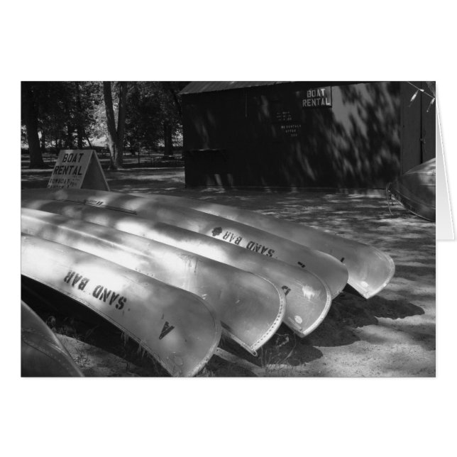 Canoes Hälsningskort (Framsidan Horizontal)