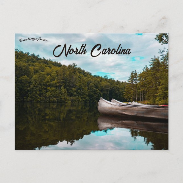 Canoes in North Carolina Vykort (Framsida)