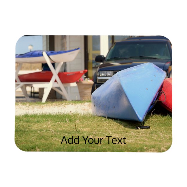 Canoes och Kayaks av Shirley Taylor Magnet (Horisontell)