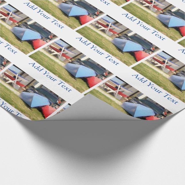 Canoes och Kayaks av Shirley Taylor Presentpapper (Hörn)