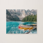 Canoes on Moraine Sjö Banff National Park Canada Pussel<br><div class="desc">Detta fantastiska pussel i pusslet har färgstarka reflektioner av kanoter vatten i Moraine Sjö i Banff nationalpark i Kanada. #morainelake #sjö #moraine #banff #nattionalpark #canada #scenisk #resväg #semester #utomhus #berger #alberta #lakelouise #jigszle #puzzle #jigsawpuzzle #gifts #roligt #stockingstuffers #reflex #Resection #Landcape #nature #nature #Activities #Activities #active #motion #fitness</div>