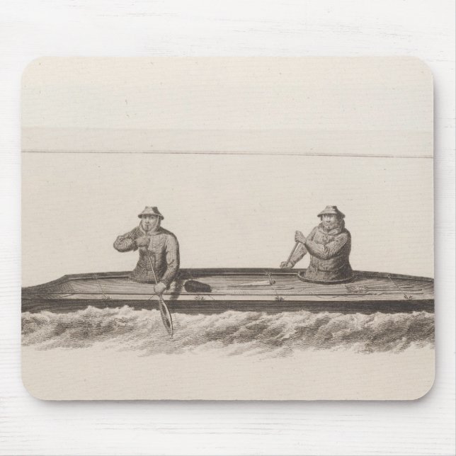 Canoes, Oonalashka, Alaska Musmatta (Framsidan)