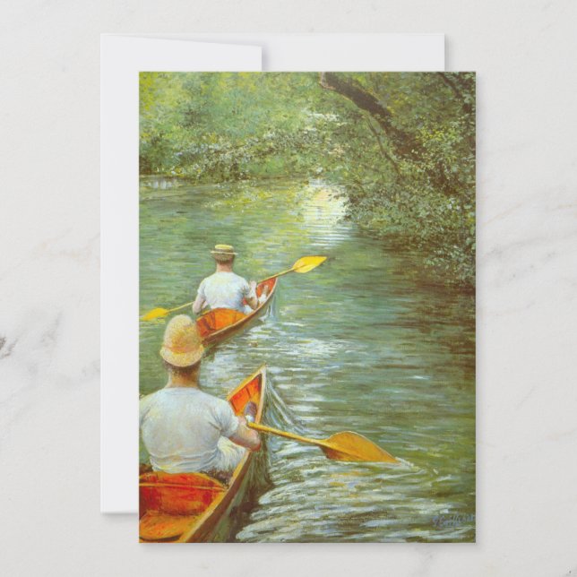 Canoes, Perissoires av Gustave Caillebotte (Framsida)