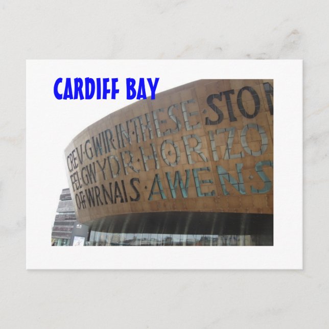 Canolfan Mileniwm Cymru Vykort (Framsida)