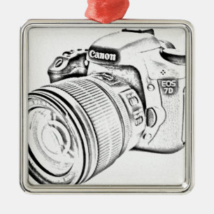 Canon 7d julgransprydnad metall