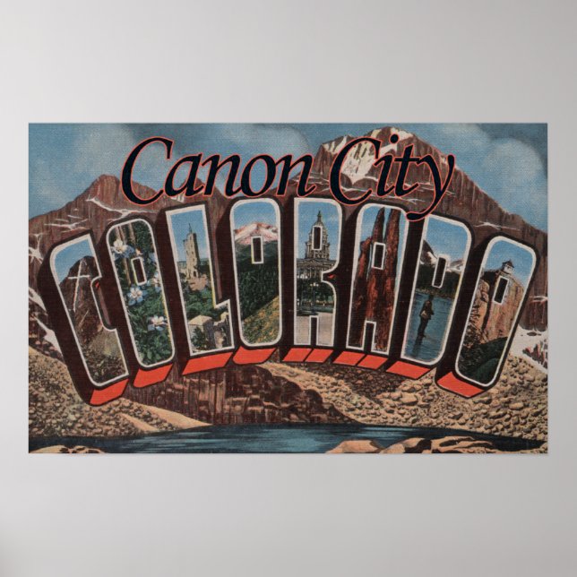 Canon City, Colorado - Large Brev Scenes Poster (Framsidan)