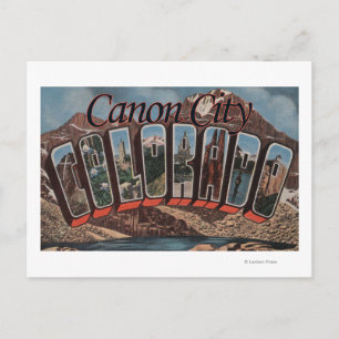 Canon City, Colorado - Large Brev Scenes Vykort