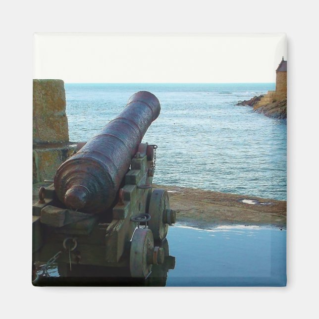 Canon Porthleven Cornwall England Magnet (Framsidan)