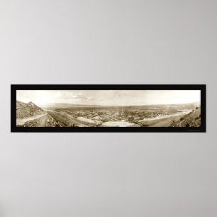 Canon stad, Colorado foto 1909 Poster