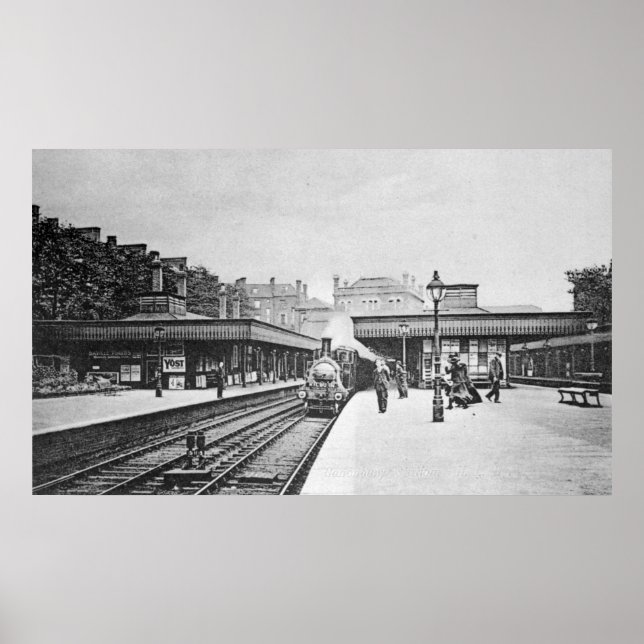 Canonbury Station, Islington, 1905 Poster (Framsidan)