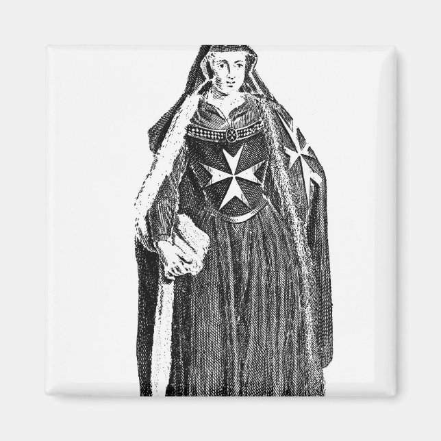 Canoness of the Order of St John of Jerusalem Magnet (Framsidan)