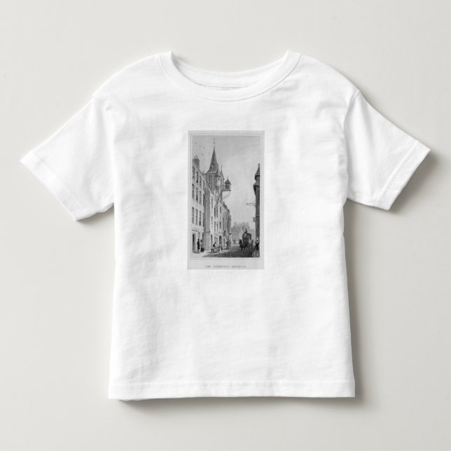 Canongaten Tolbooth, Edinburgh T-shirt (Framsida)