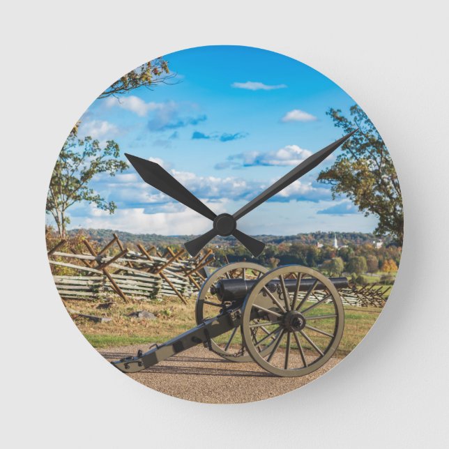 Canons vid Gettysburg Rund Klocka (Framsida)