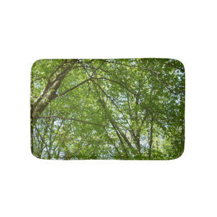 Canopy Vår Löv Grönt Nature Scene Badrumsmatta