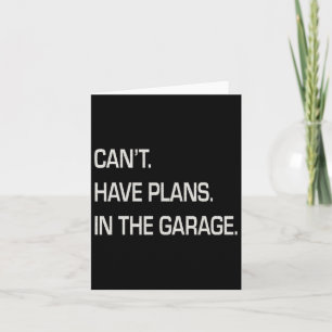 Cant jag har planer i Garage Fars dag Mechan Kort