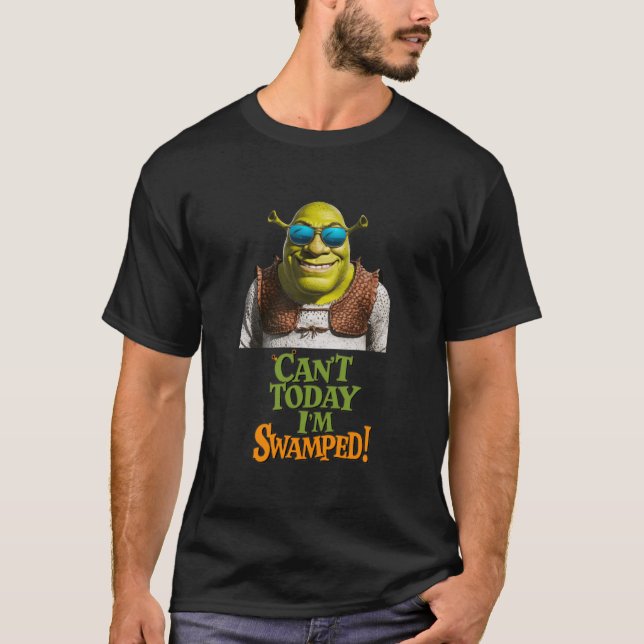 Cant Today, Im Swamped Sarcastic-design T Shirt (Framsida)