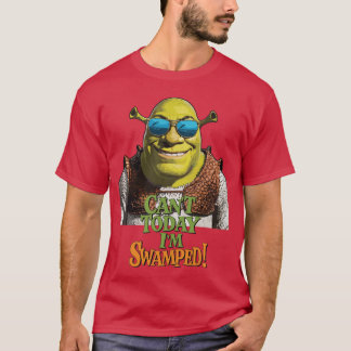 Cant Today Im Swamped Shrek Vintage Cartoon Charac T Shirt