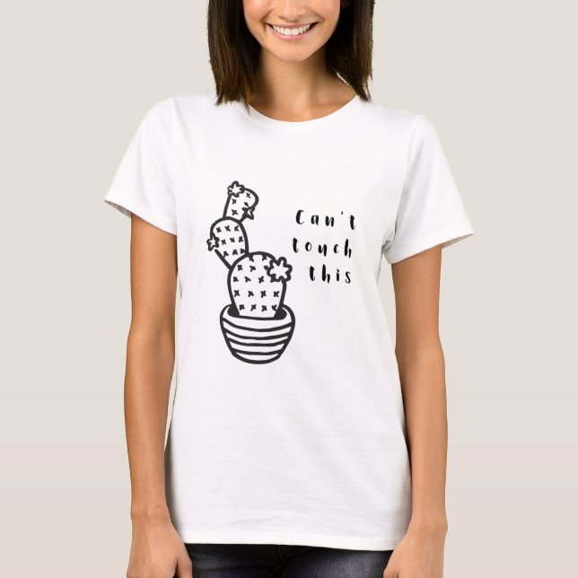 Cant Touch Cactus T-shirt (Framsida)