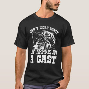 Cant Work Today Min Arm i ett Cast Sarcastic T Shirt