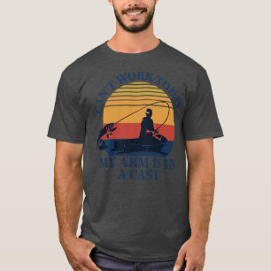 Cant Work Today My Arm är i en Cast-Vintage underb T Shirt