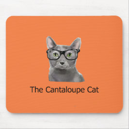 Cantaloupe Cat Logotyp Mousepad Musmatta