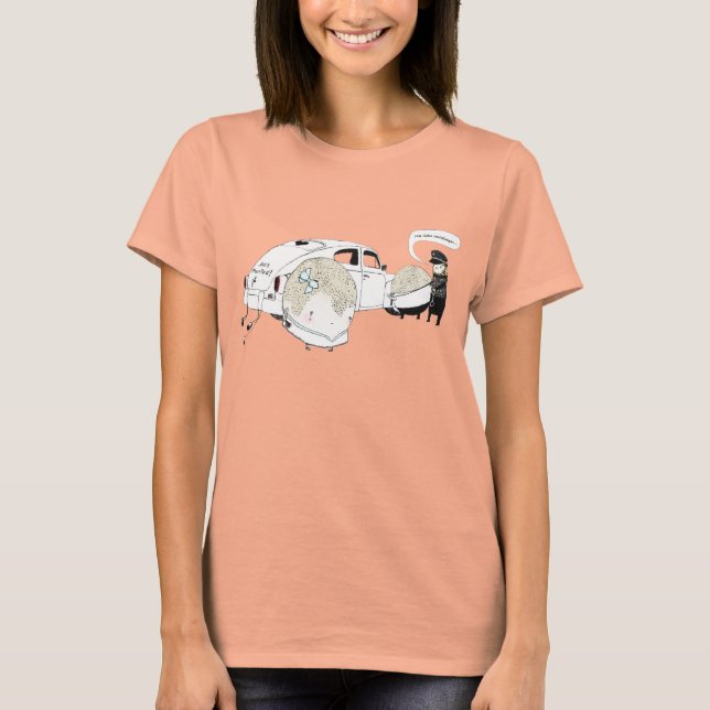 Cantaloupe, kan inte rymma. t shirt (Framsida)