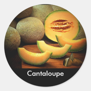 Cantaloupe Runt Klistermärke