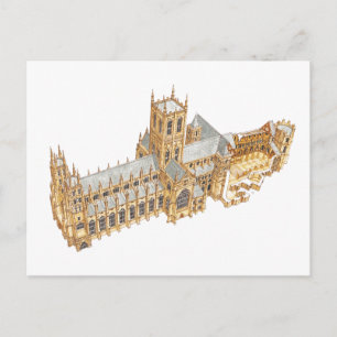 Canterbury Cathedral. Underbara Storbritannien Vykort