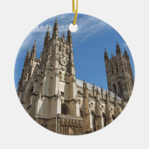 Canterbury domkyrka Kent England Julgransprydnad Keramik