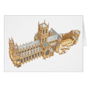 Canterbury domkyrka. Storbritannien Hälsningskort