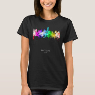 Canterbury England Skyline Skyscrapers T Shirt