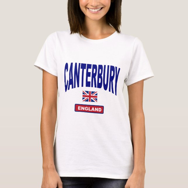 Canterbury England Tee Shirt (Framsida)