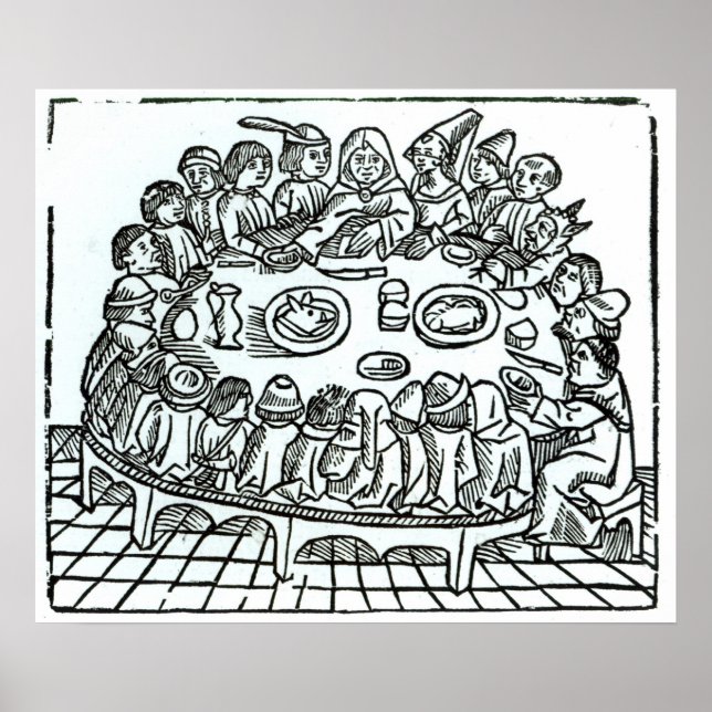 Canterbury Pilgrims Poster (Framsidan)