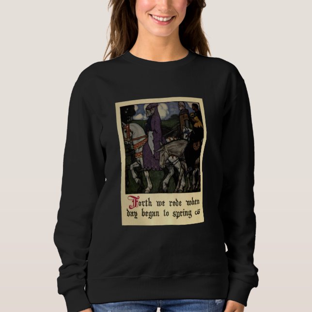 Canterbury Tales - Forth We Rode T Shirt (Framsida)