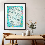 Canterbury Tales Springtime Mitten English Quote Poster<br><div class="desc">Skicka det till en vän eller använda i ditt eget hem! Sök efter fler matchande objekt som vykort,  knapp,  mugg,  klistermärken,  magneter med mera. Rör om du vill ha något anpassningsbar!</div>