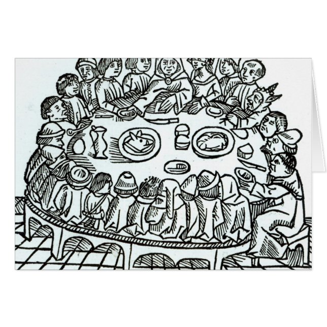 Canterburyen vallfärdar hälsningskort (Framsidan Horizontal)