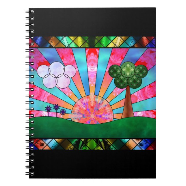 Canticle of the Sol Notebook Anteckningsbok Med Spiral (Framsidan)