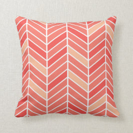 Cantilevered Chevron bred| persikor Kudde
